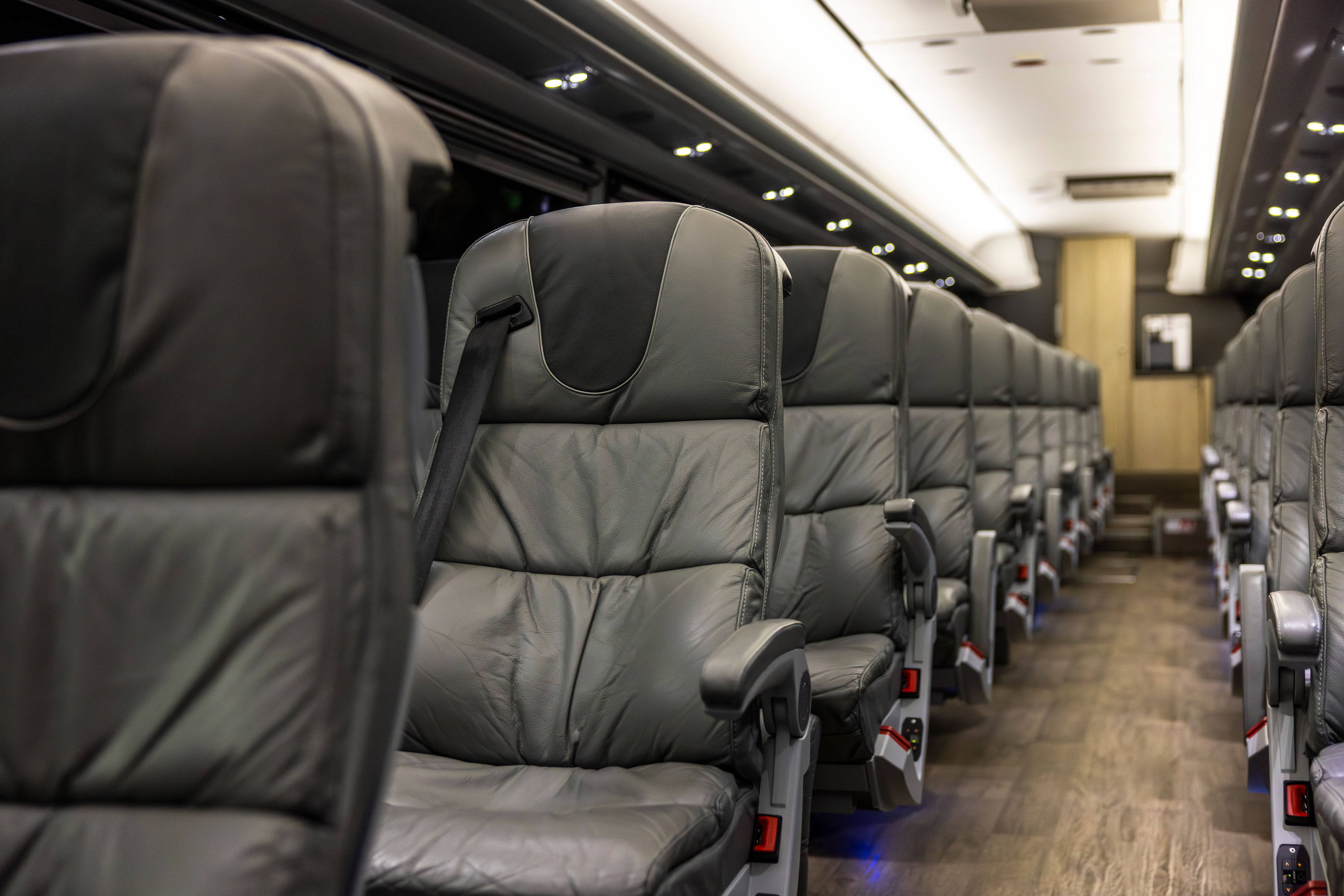 Yankee Line coach bus interior